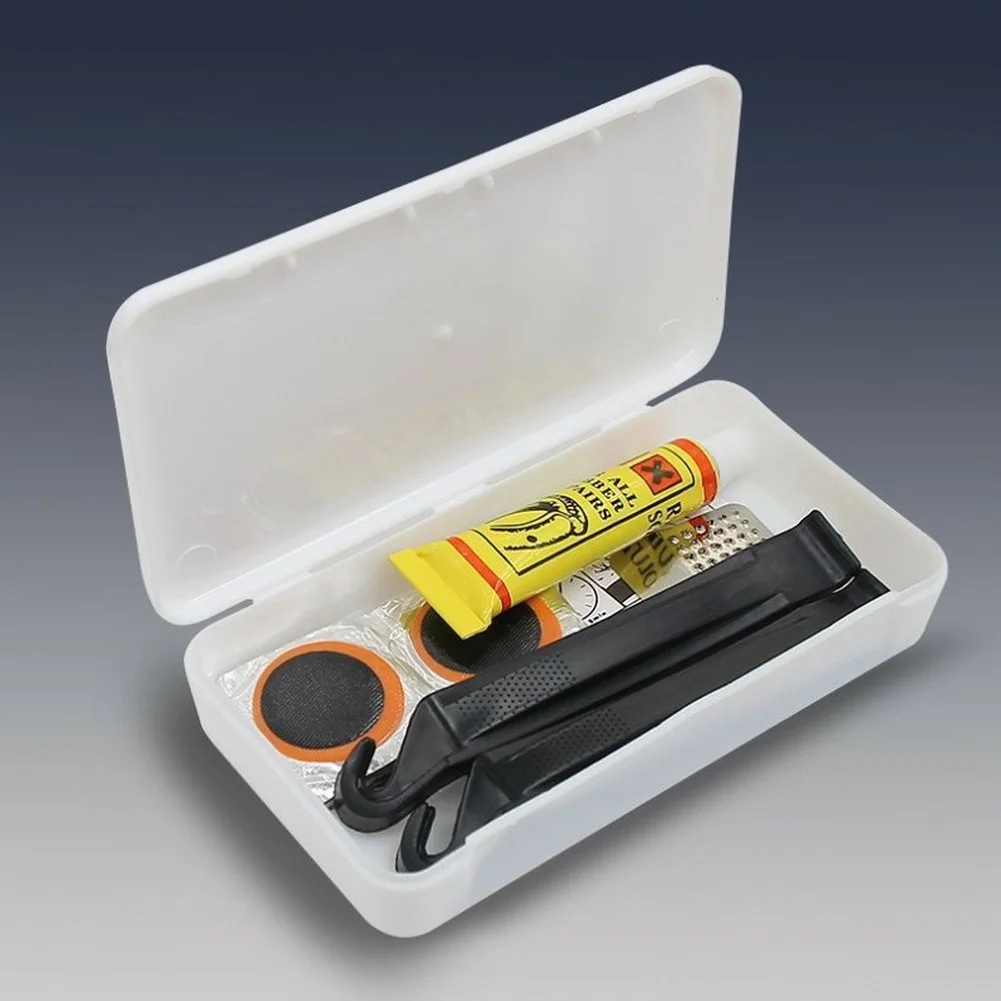 Portable Bike Repair Accessories Cycling Tools Valve Cores Bike Tire Repair Kit Quick-fix Patches Multi-tool Functionality