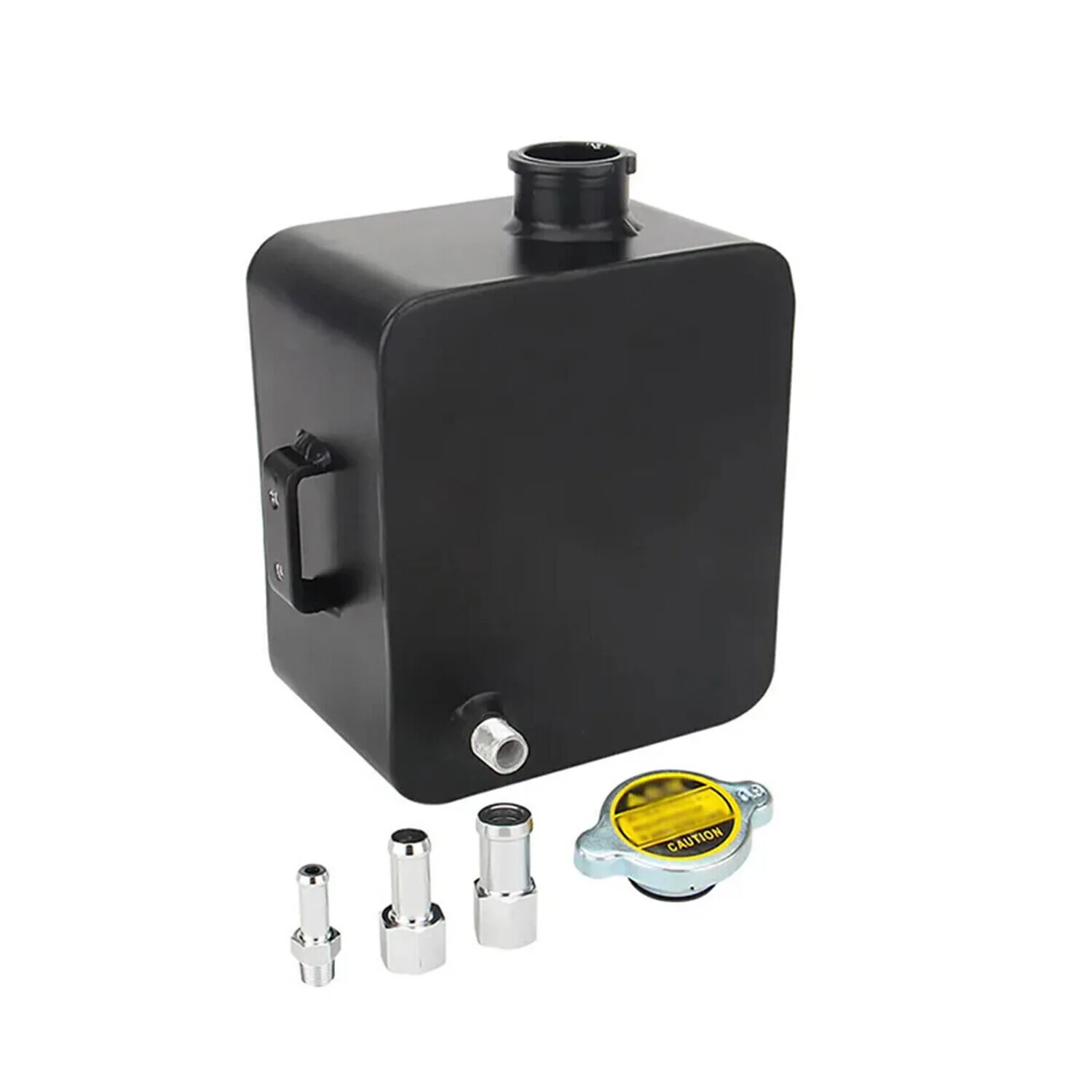 2.5L Aluminum Overflow Recovery Tank Bottle Universal Car Water Coolant Radiator