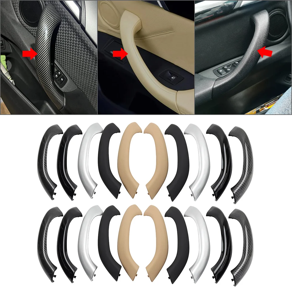 4Pcs/Set Auto Interior Door Pull Handle Outer Cover For BMW X1 F48 F49 2016-2022 For X2 F39 2018-2023