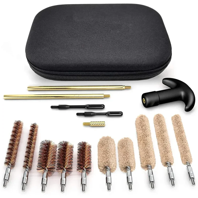 16Pcs/set Tactical Cleaning Kit Universal Brass Cleaning Tool Rod for 22/9mm/40/357 Caliber Cleaning Kit Wholesale view 2