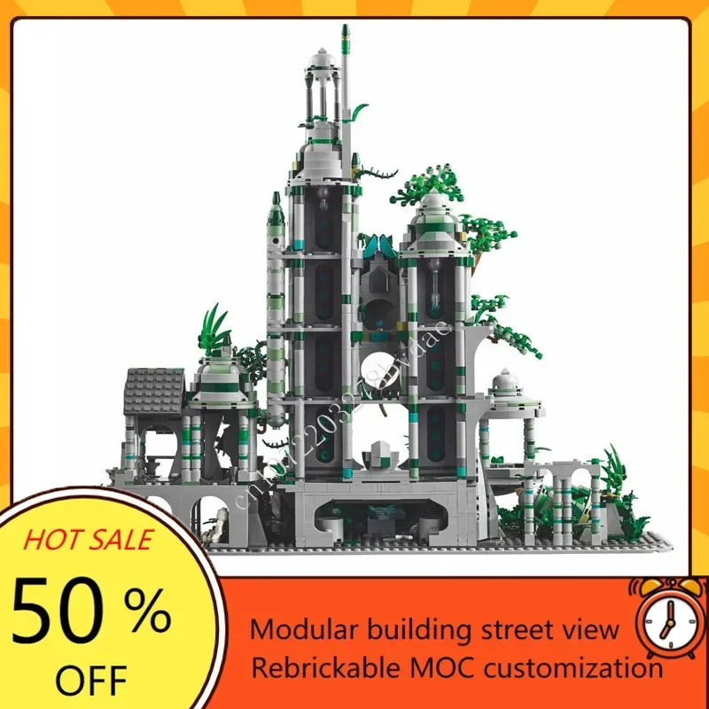 3506PCS Lost City Modular MOC Creative street view Model Custom Puzzle Architecture DIY Education Assembly Model Toys Gifts