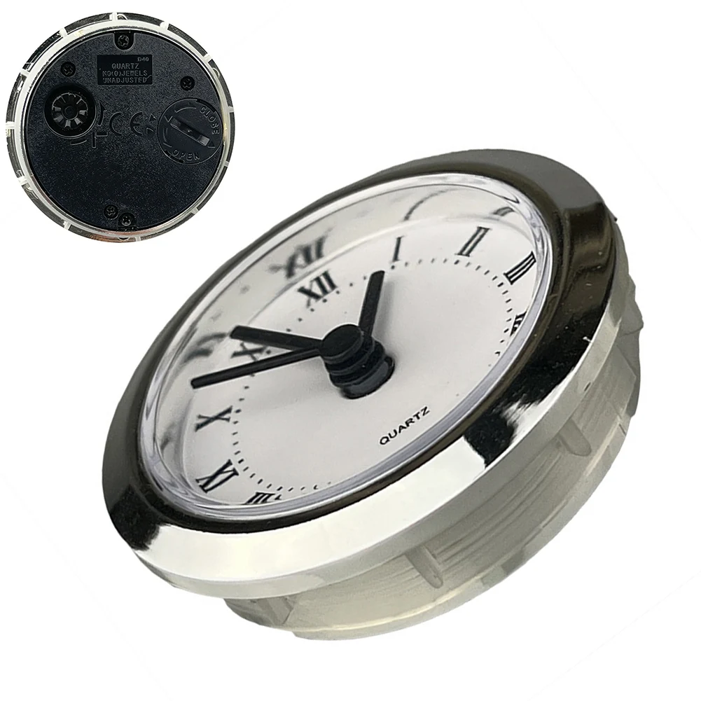 DIY Clock Projects Clock Movement Replacement 60MM Clock Insert Gold Border High-Quality Movement Plastic And Metal