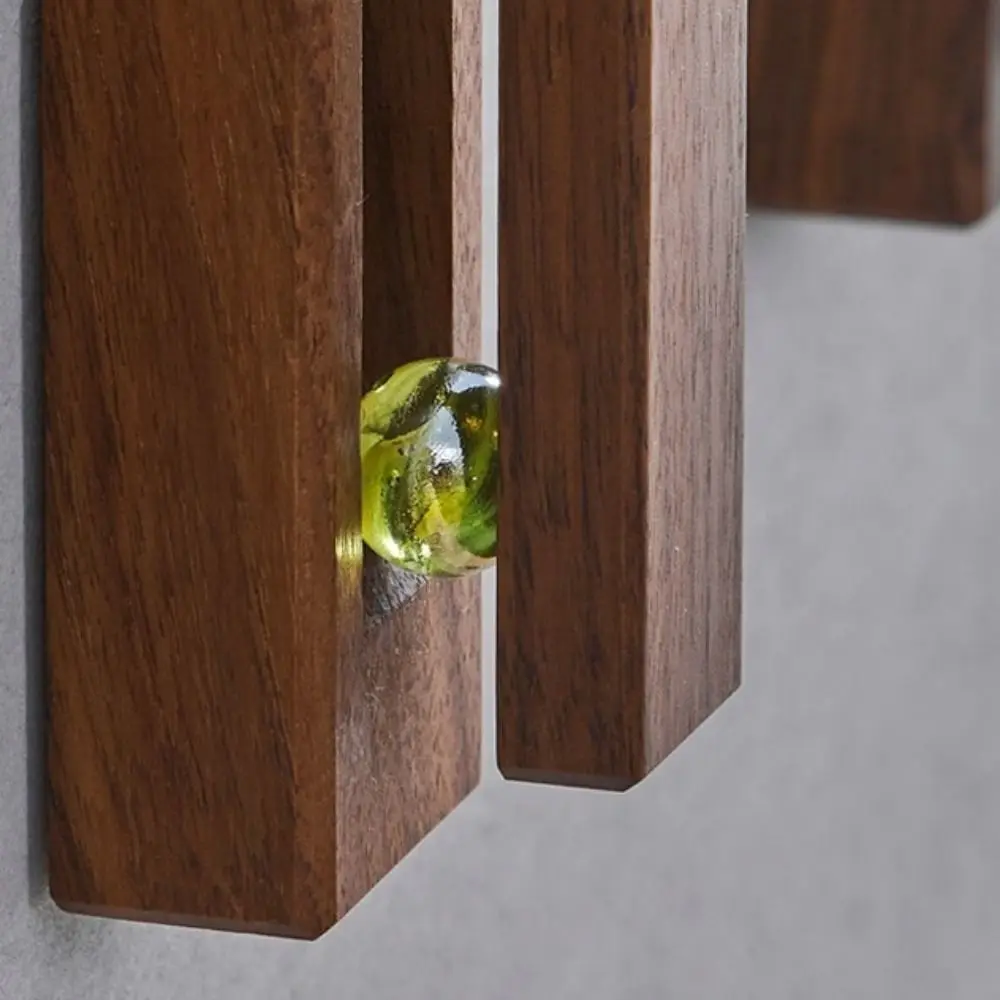 Accessories Wood Wooden Hook Coat Peg Punch Free Wood Wall Hook Door Hanger Strong Adhesive Key Decor Holder Bathroom