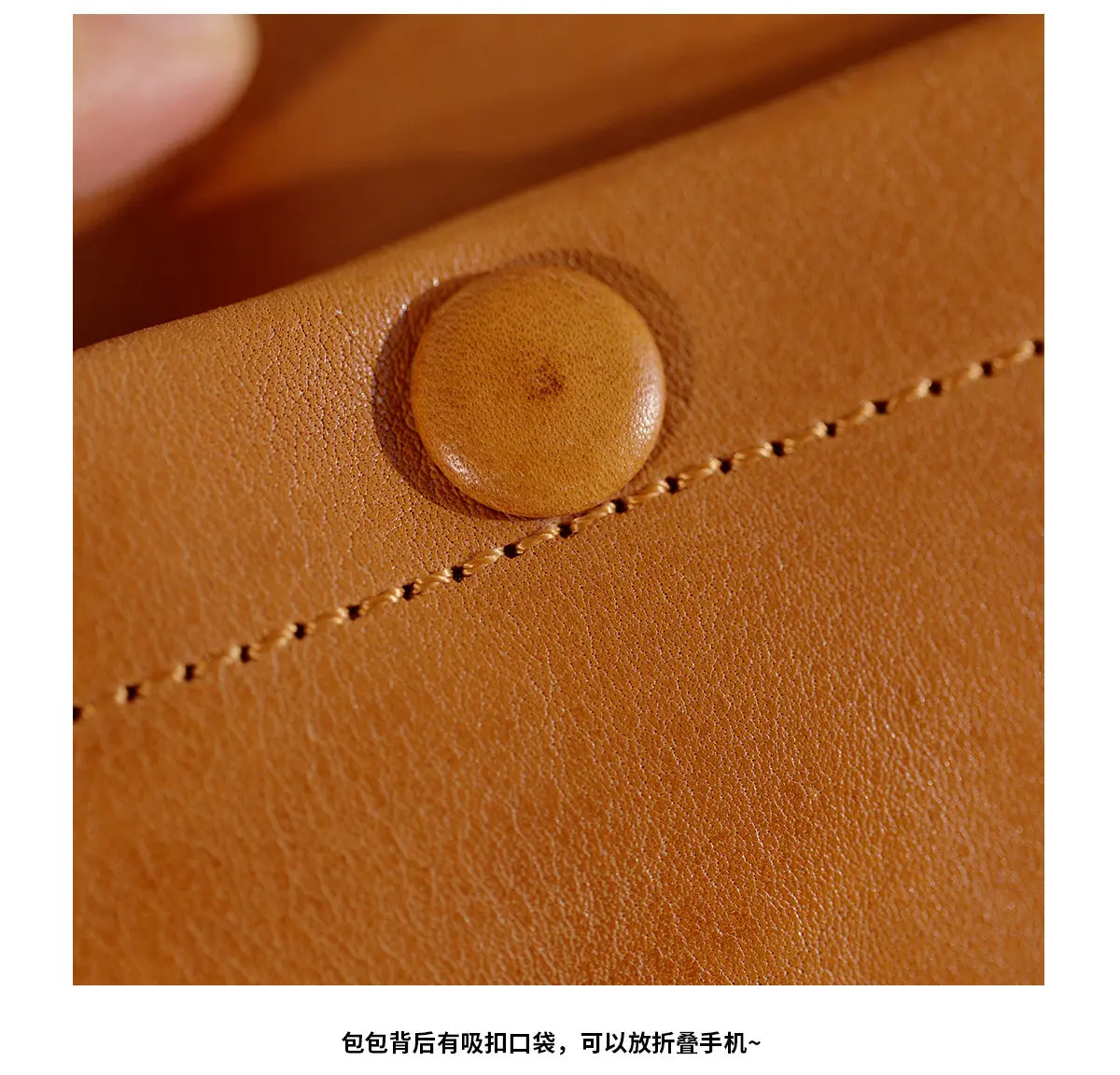 Vintage handgefertigte Damen-Umhängetasche aus pflanzlich gegerbtem Rindsleder, kleine Outdoor-Party-Luxus-Umhängetasche aus echtem Leder für Damen – Detail 17