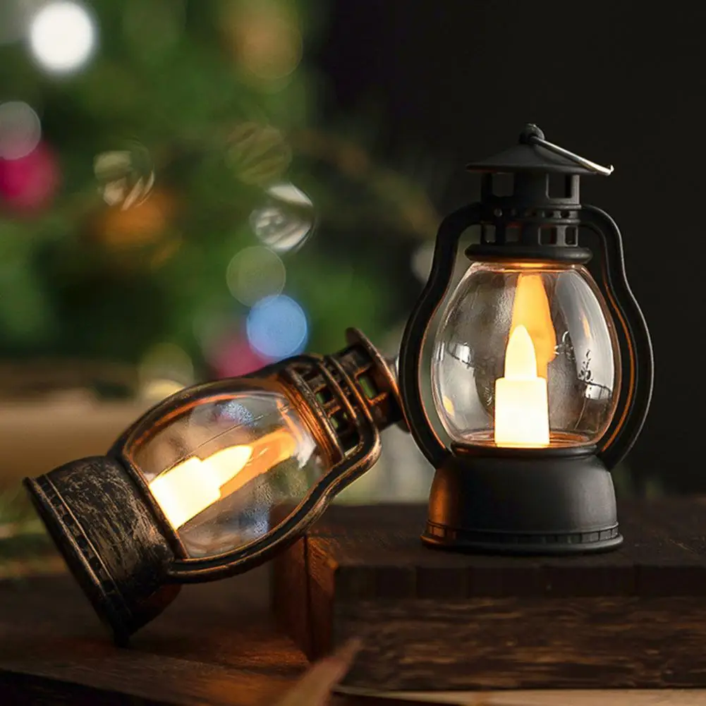 Flickering LED Candles Christmas Decoration LED Candle Wedding Xmas Mini Lantern Helloween Table Centerpiece Candle Lantern