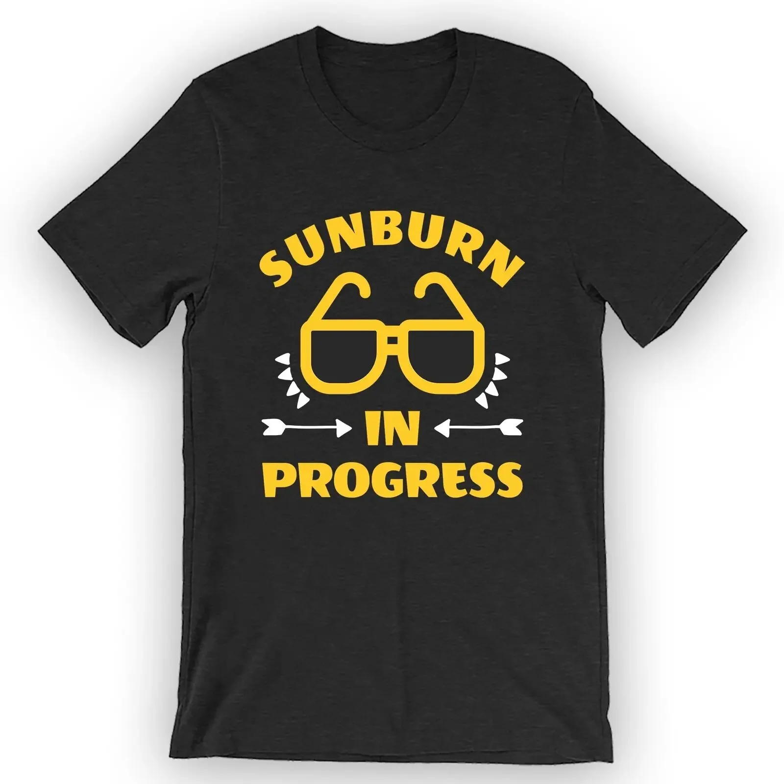 Unisex Sunburn In Progress T-Shirt Funny Sunburn Shirt