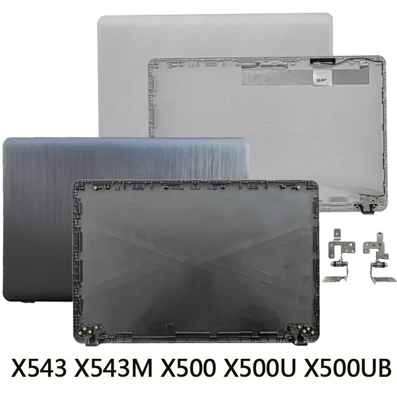 New Laptop Housing Case For ASUS X500U X543 X543M X500 X500UB LCD Back Cover Front Bezel Frame Hinges Rear Lid Top Case 15.6Inch