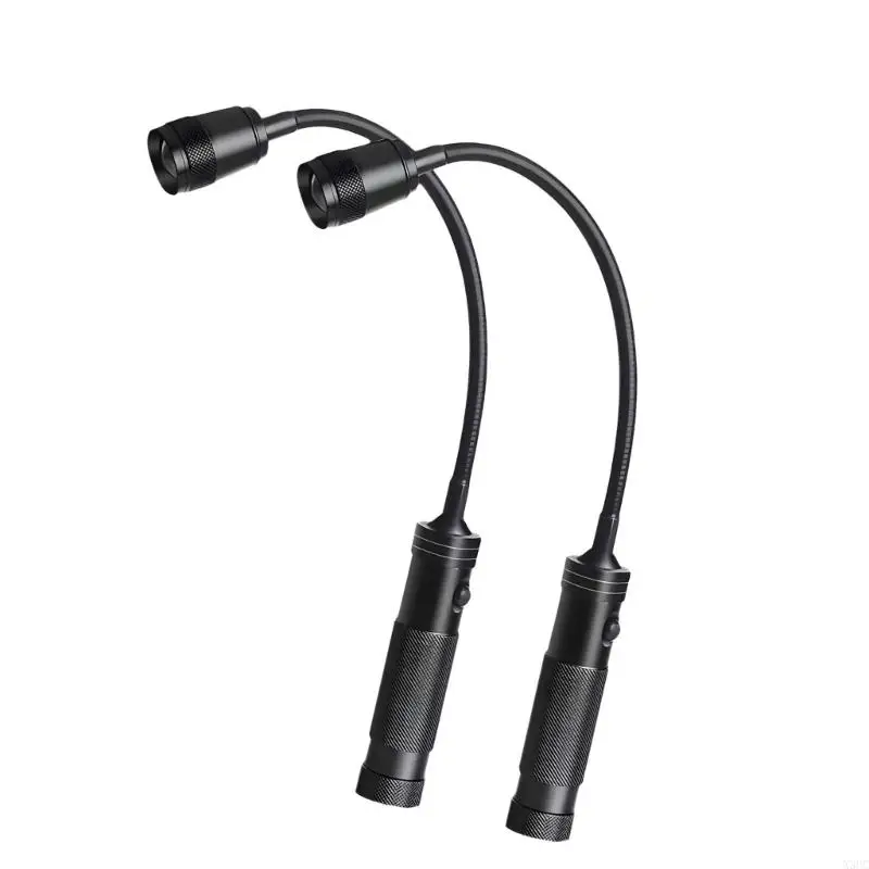 

Portable Battery Power LED Work Light For Camping Hiking And Barbecue Feature Strong Base And Flexible Neck X3UC