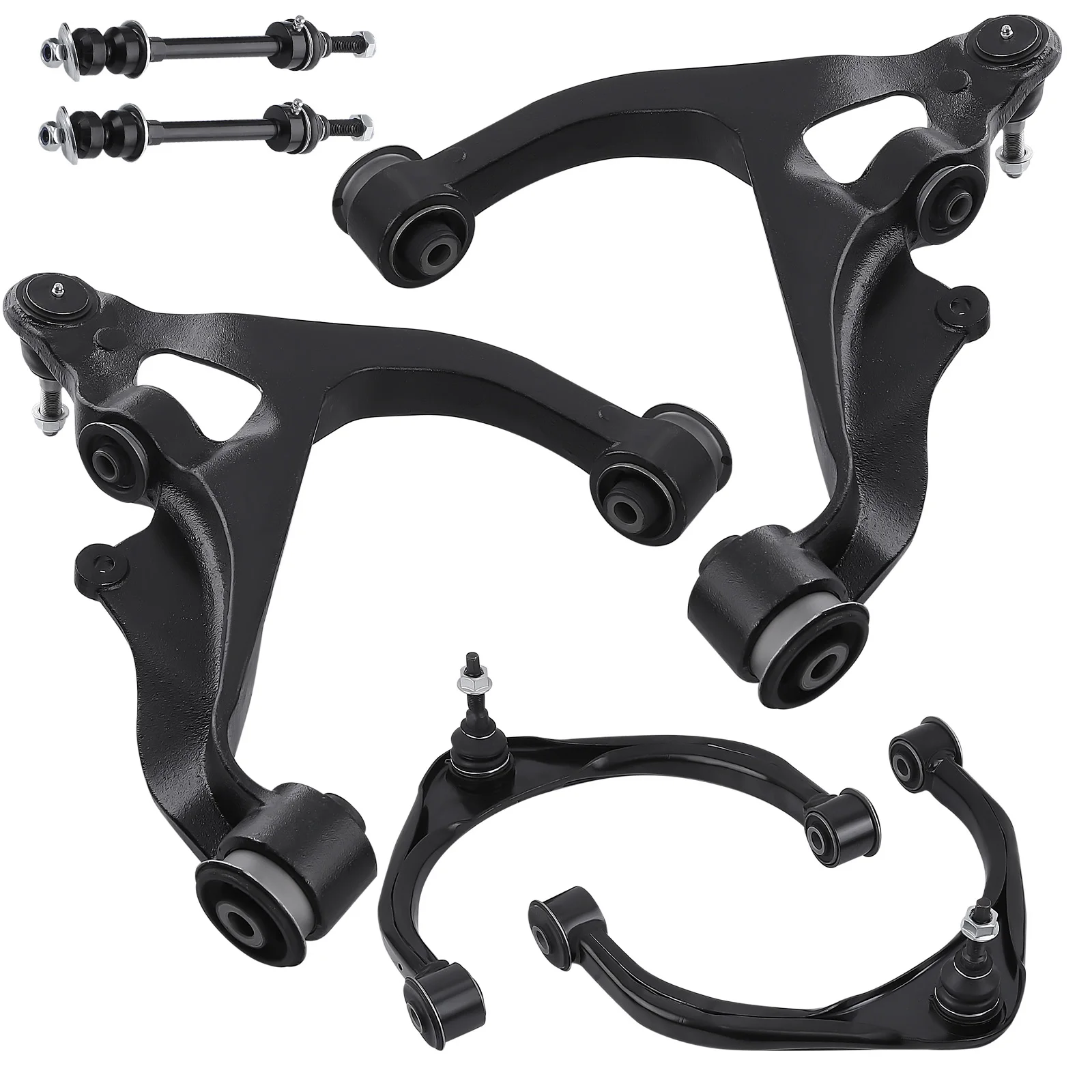 

Suspension Kit Upper & Lower Control Arms Front Sway Bar for Ram 1500 2009-2018