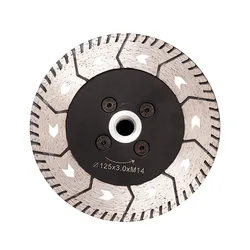 Multi Cutter Blade Diamond Disc, Serra circular com flange para pedra, mármore, granito, entalhes, disco de corte, rebarbadora