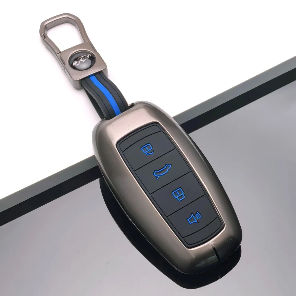 Zinc Alloy Silicone Car Key Case Cover for Great Wall Haval Jolion 2022 H6 H7 H4 H9 F5 F7 F7X F7H H2S GMW Dargo Accessories