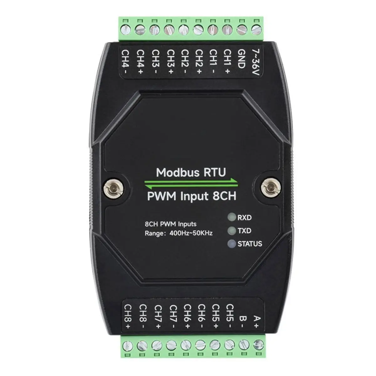 2026 New Industrial 8-Channel PWM RS485 Module, Modbus RTU Protocol, DIN Rail Mount Pulse Output for Industrial Control