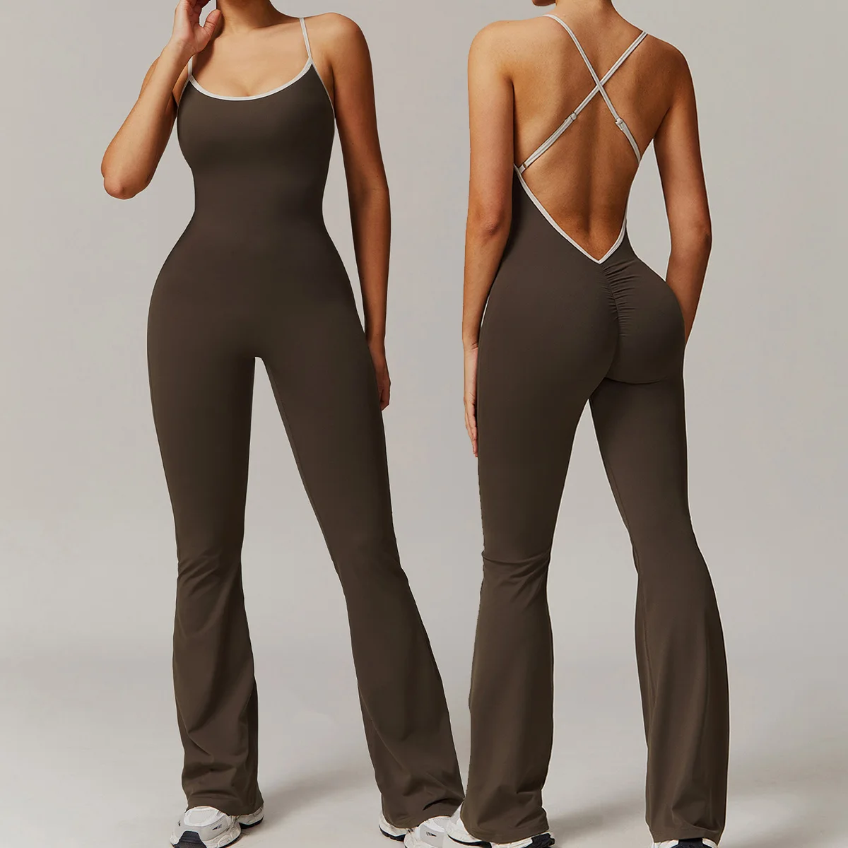 Summer Women Fashion Sexy Jumpsuits New Hollow Out Backless Sleeveless Bodycon Rompers Casual Streetwear Sporty Fitness Overall