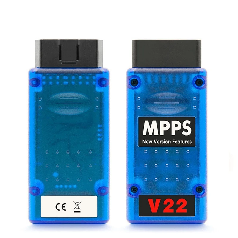 Mpps V22 Obd Read Writer Ecu, sintonización de datos OBD, lectura y escritura de datos, actualización de potencia, multilenguaje, multifuncional, 1 unidad