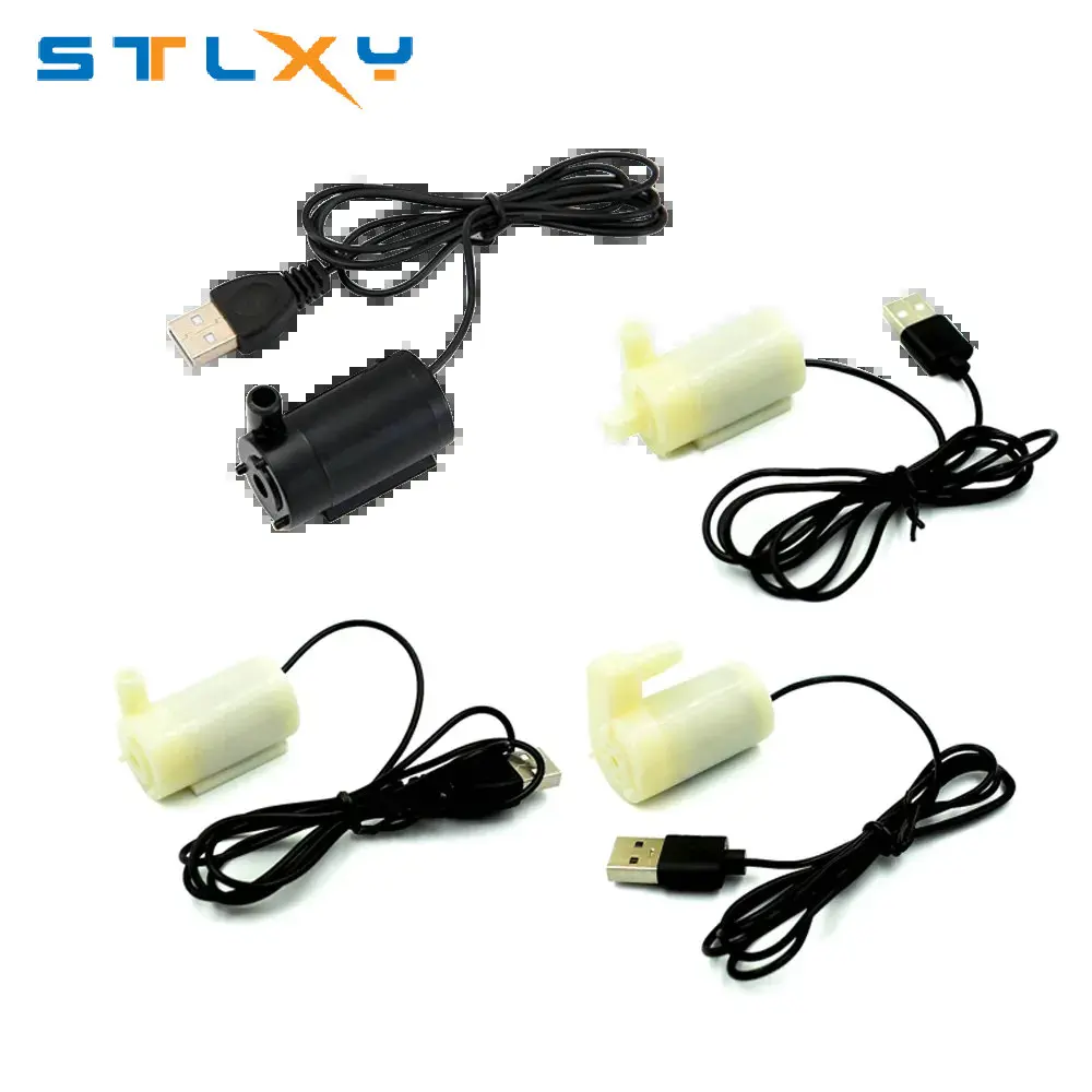 DC3-6V USB منخفضة الضوضاء فرش السيارات Pump120L/H مضخة مياه غاطسة صغيرة صغيرة لتقوم بها بنفسك عدة