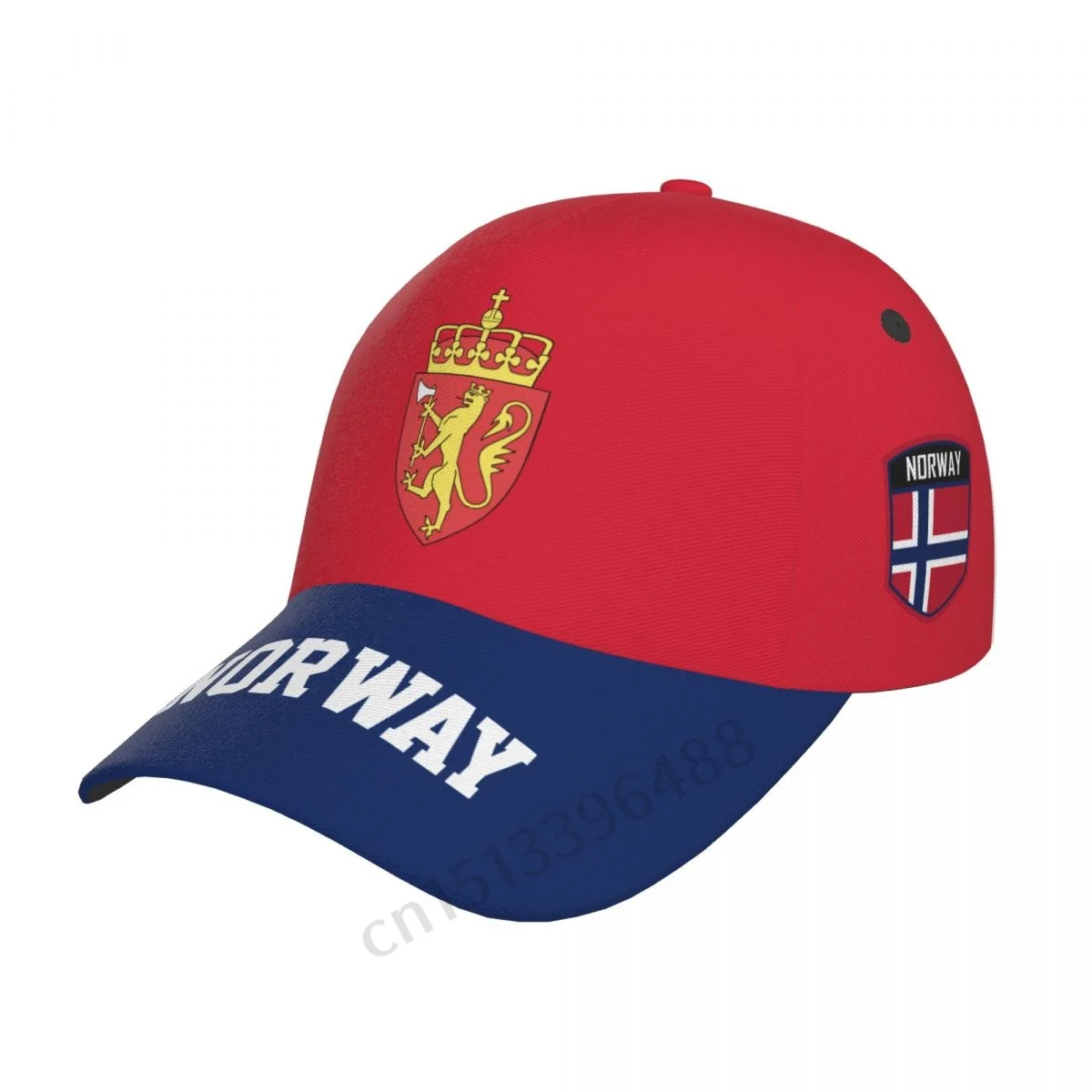 

Norway Flag 3D Soccer Hats Sun Baseball Cap Breathable Adjustable Men Women Outdoor Fishing Hat