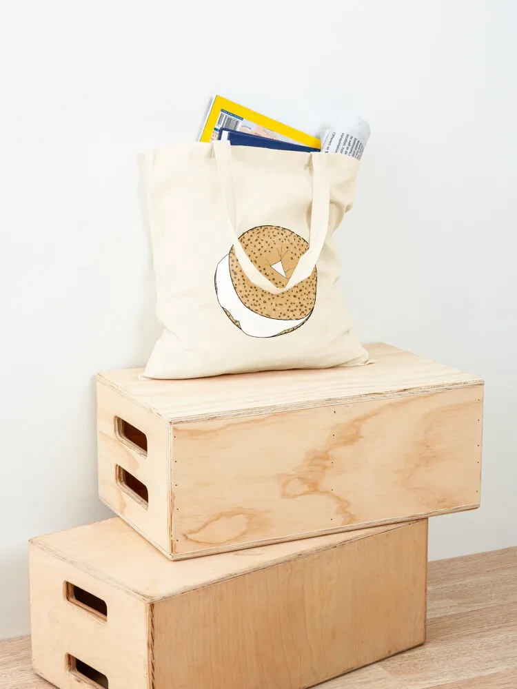 كل شيء Bagel Tote Bag حقائب نسائية أكياس الحلوى حقيبة حمل قابلة للتخصيص حقيبة قماش