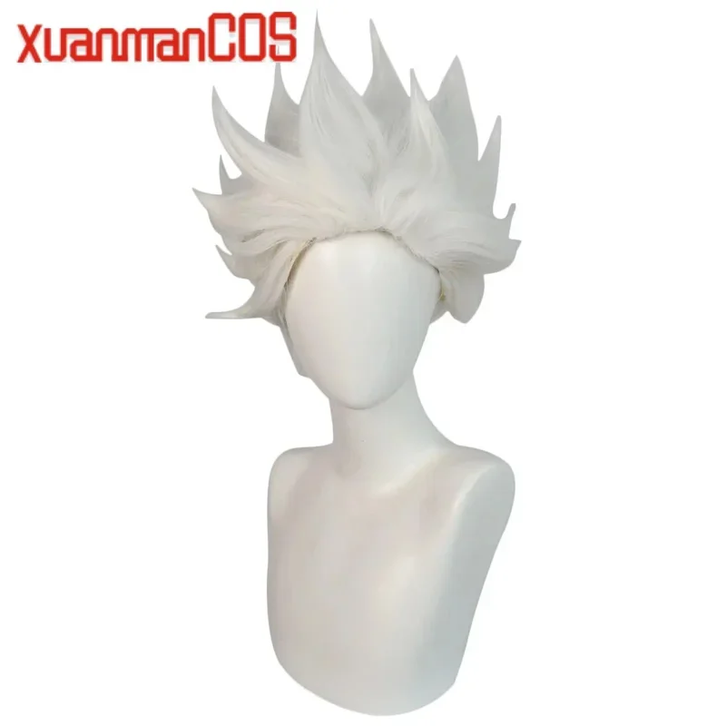 

FC6Ursula Cosplay Wig Movie The Litte Mermai Cosplay White Short Hair for Adult Women Men Heat Resistant Synthetic Cosplay @FC8！