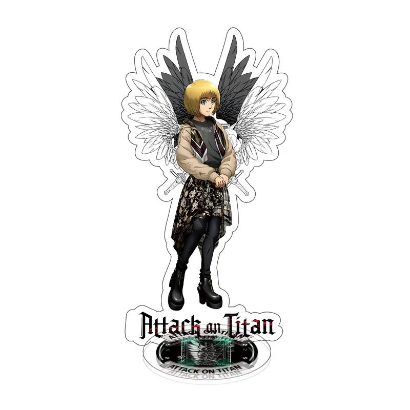 Attack on Titan Anime Peripheral Character Model Acrylic Large Standing Sign Rivaille Ackerman Creative Decorative Item Fan Gift