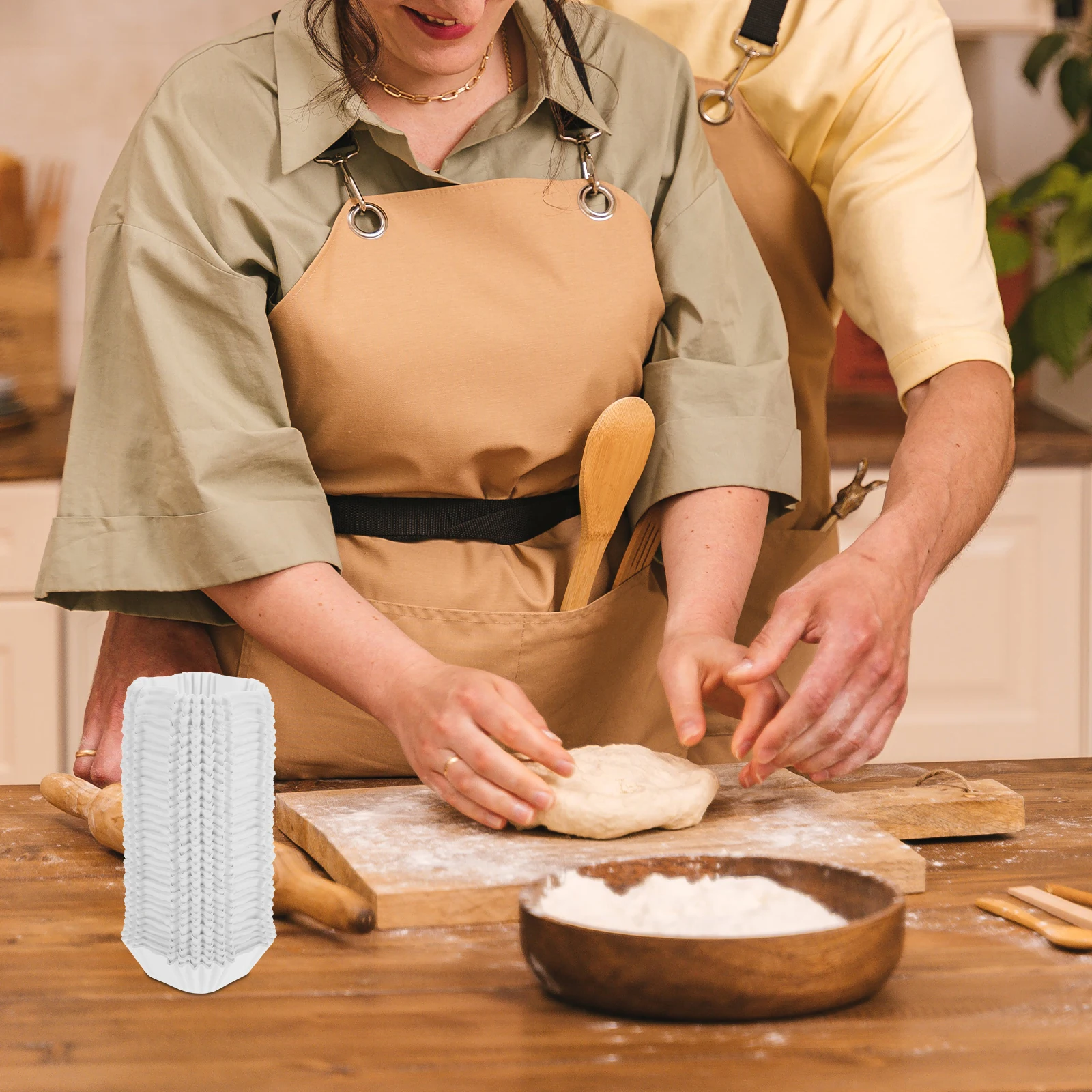 

1000Pcs Cupcake Liners for Baking Moon Cake Holders Easy Release Strong Paper Muffin Cups for Home Bakery Coffee Shop Decorative