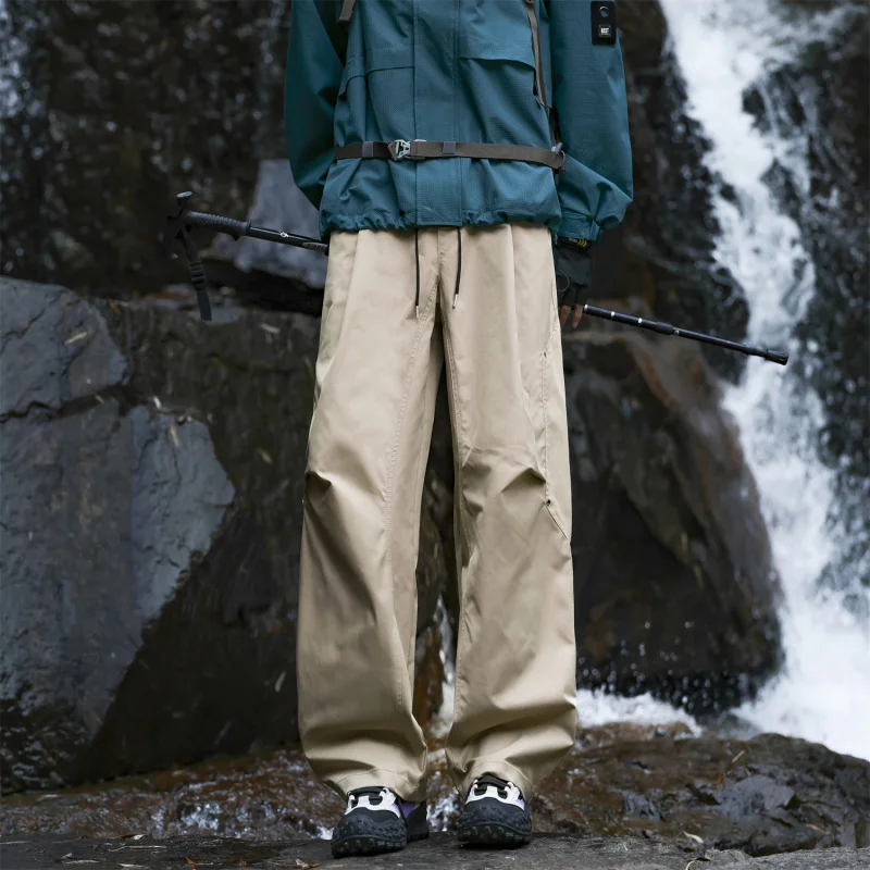 【Mirrordust】Pantalones casuales de otoño para hombre, pantalones de senderismo para viajes al aire libre, monos funcionales sueltos