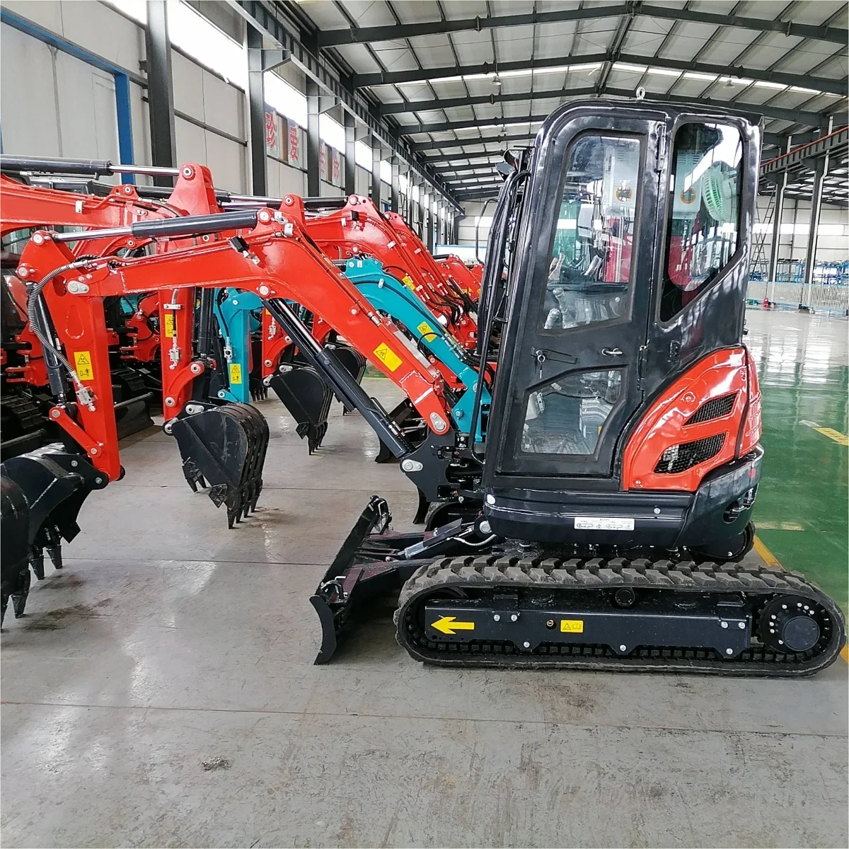 cheap mini excavator 3.5 ton 1 ton 2 ton mini digger excavator bucket crawler mini escavadeira