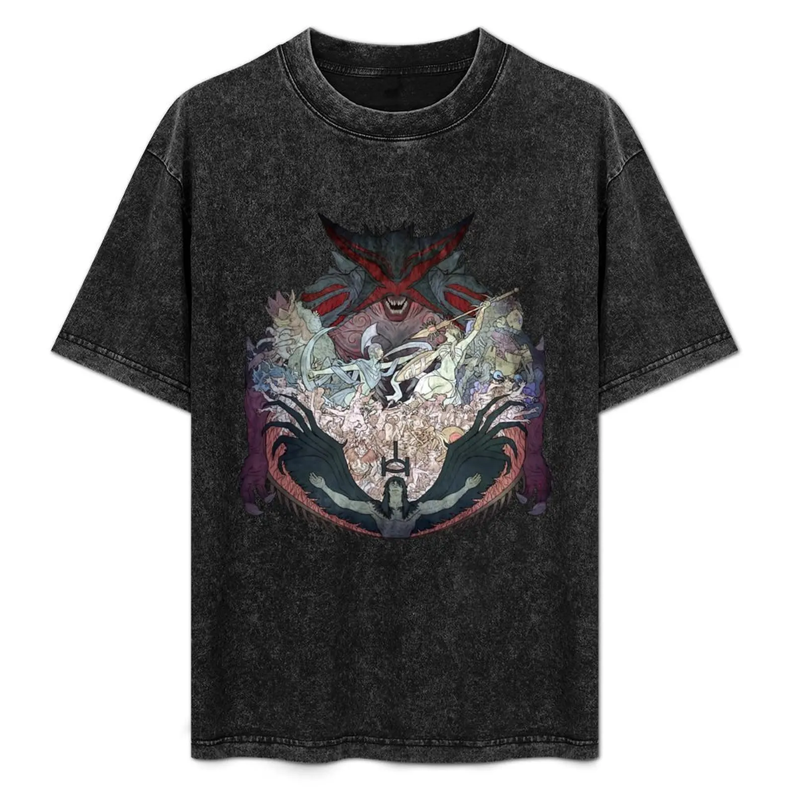 

Pantheon Path of Exile 19 Unisex Or Women Vintage Retro T-Shirt Casual Soft Cotton Short Sleeve Tee