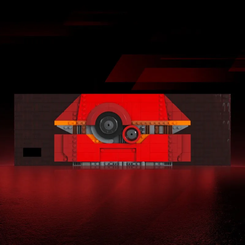 

MOC B2EMO Robot Poster Building Blocks Space Wars Movie Scavenging Droid Poster 3D Model Puzzle Toys For Children Christmas Gift