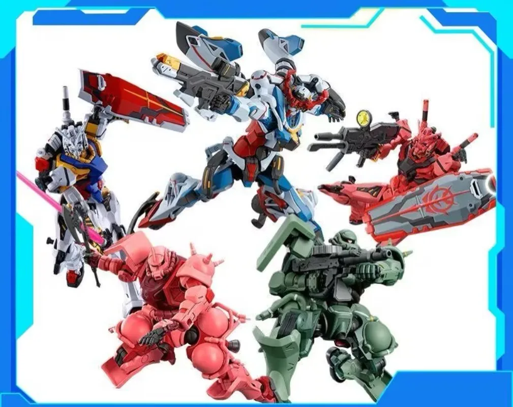

BANDAI HG 1/144 Gundam GQuuuuuuX GFreD POLICE ZAKU SUGAI ZAKU RICK DOM Assembly Model Ver. Anime Action Figures Collection Toy