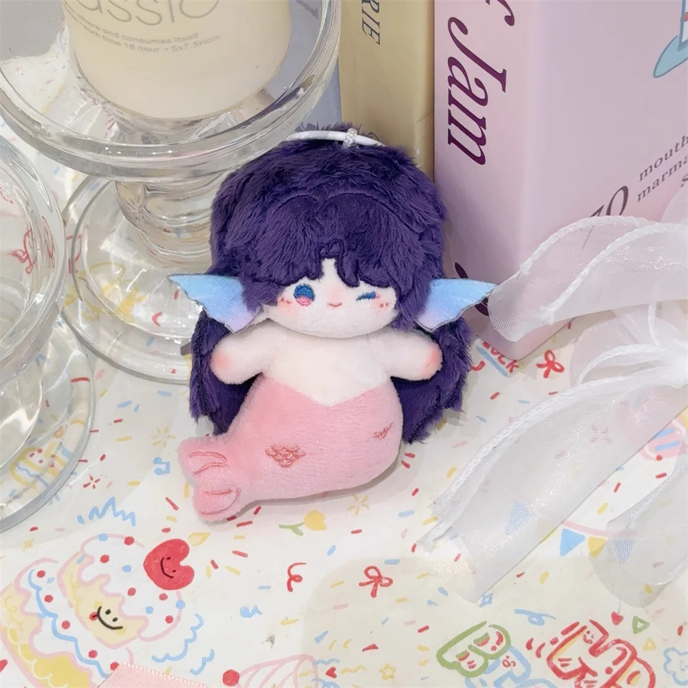 

Plushie Love and Deepspace Rafayel Mermaid Body 10cm Doll Toy Plush Keychain Pendant Stuffed Game Cosplay Gift Cute