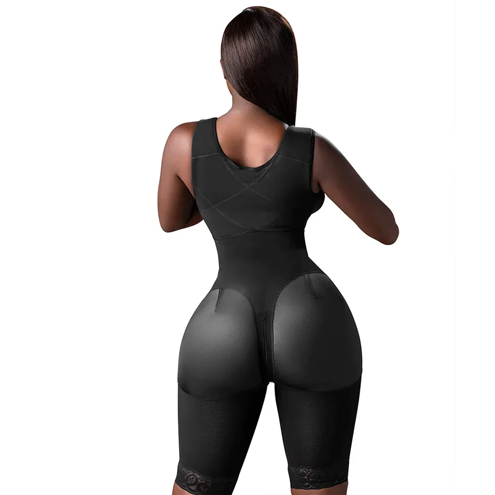 fajas Women\'s Post Surgery Recovery Underwear Waist Trainer High Compression Slimming Belt Girdle Tummy Control Bodysuits