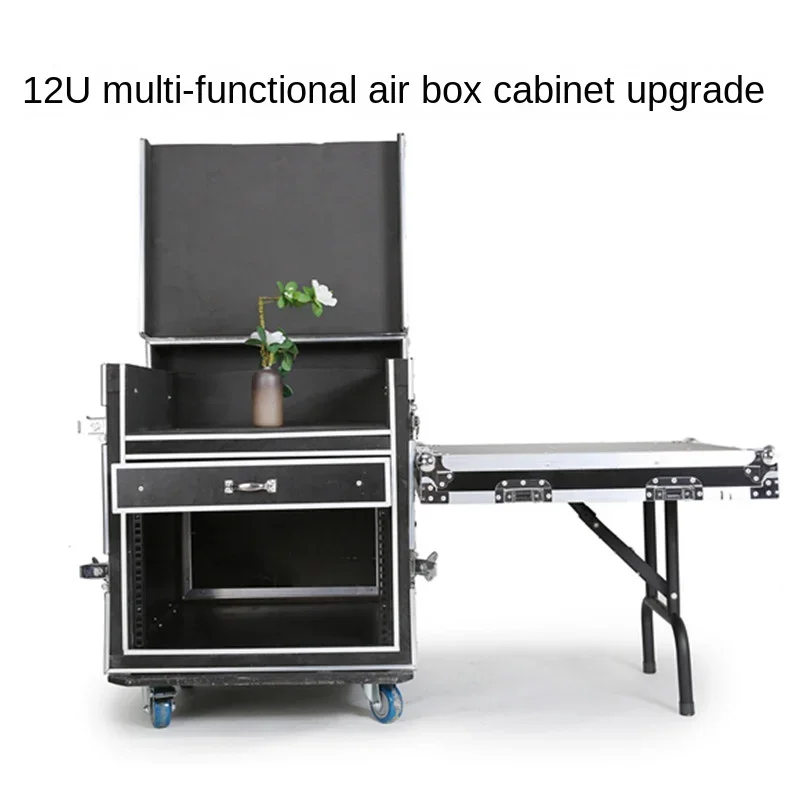 Professional for 16U power amplifier chassis, aviation box cabinet, mixer rack, customized audio stage storage box