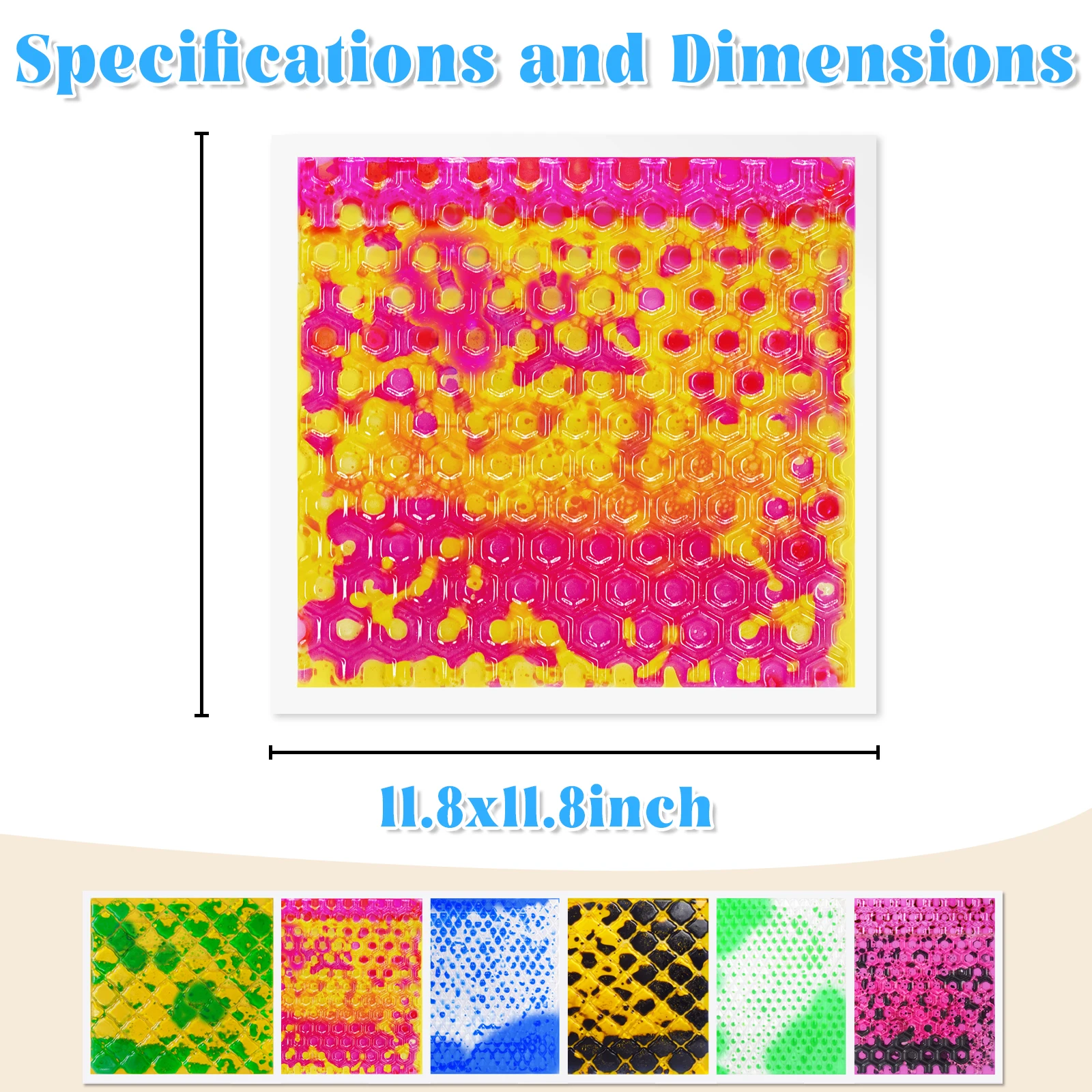 Azulejos de suelo sensorial para niños, color sensorial, exploración colorida en aulas, piso sensorial, cuadrado, 6 piezas