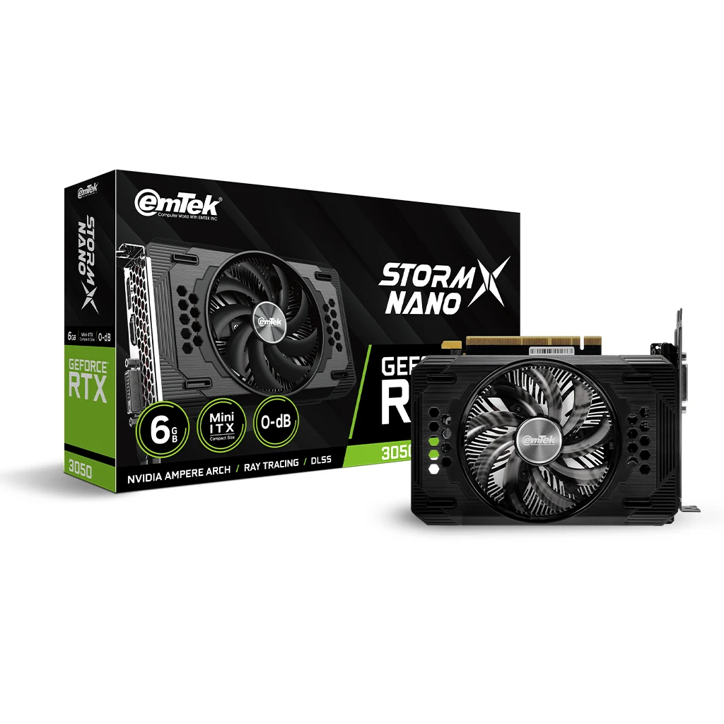EMTEK Geforce RTX 3050 STORM X NANO D6 6GB