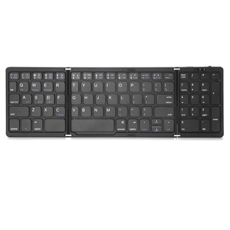 462B B089 Efficient Wireless Keyboard Trifold With Numeric IntegrationKeypad Long Battery Life For Remote Work