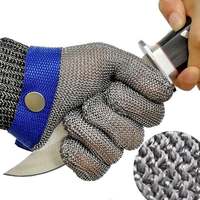 Stainless Steel Glove Cut Resistant Wire Metal Mesh Butcher Safety Work Kitchen Glove for Meat Cutting Hand Protect Wood Working