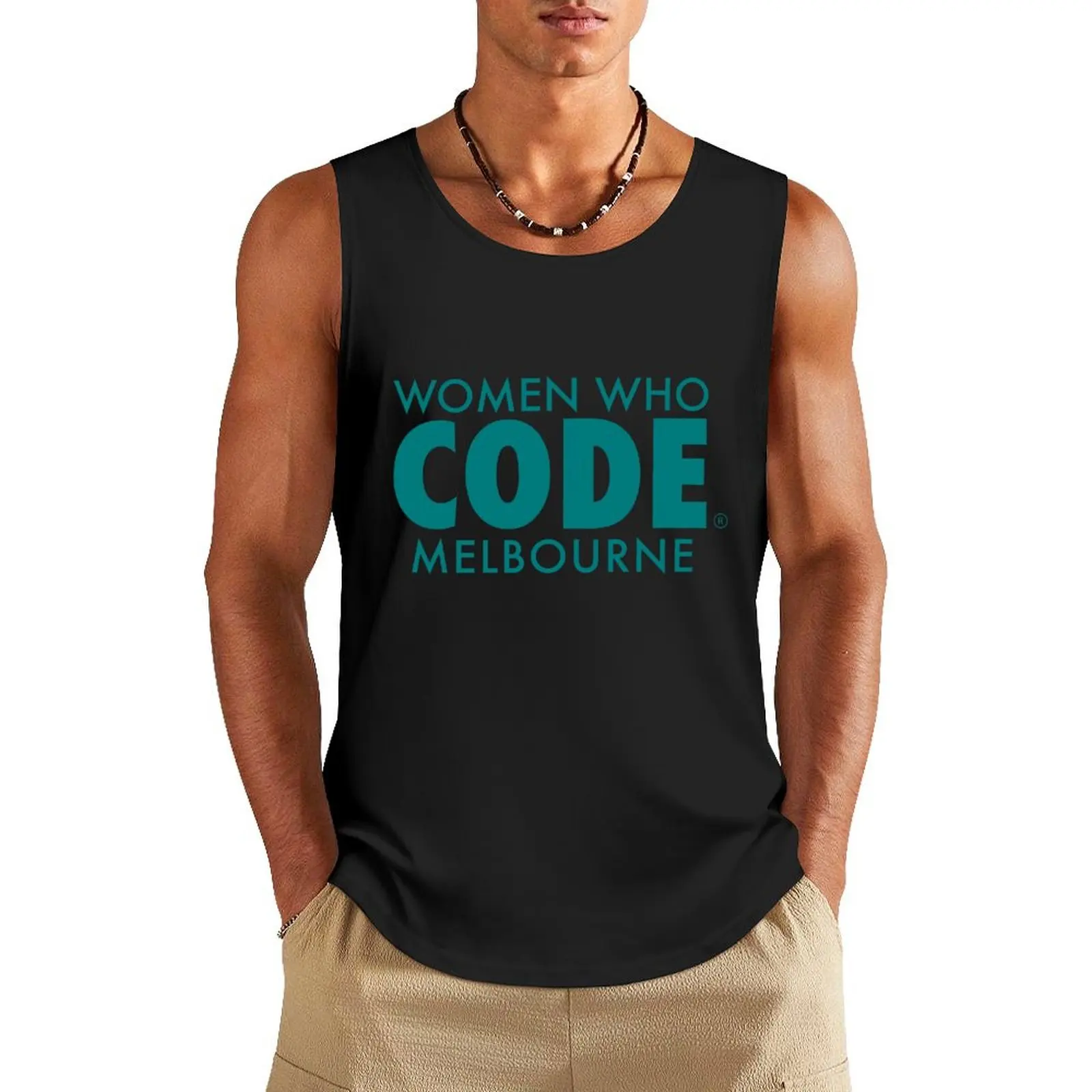 Women Who Code Melbourne Tank Top gym clothes man fitness bodybuilding t-shirt vest men