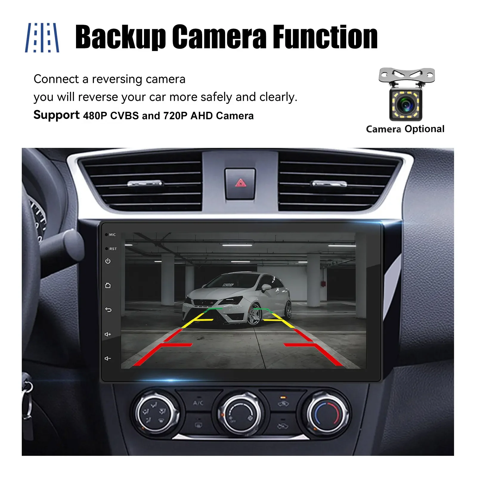 ESSGOO 2 Din Radio samochodowe Carplay Android Auto 7 9 10 cali 4G 64G Uniwersalny odtwarzacz multimedialny DSP AM RDS AHD GPS WIFI Autoradio