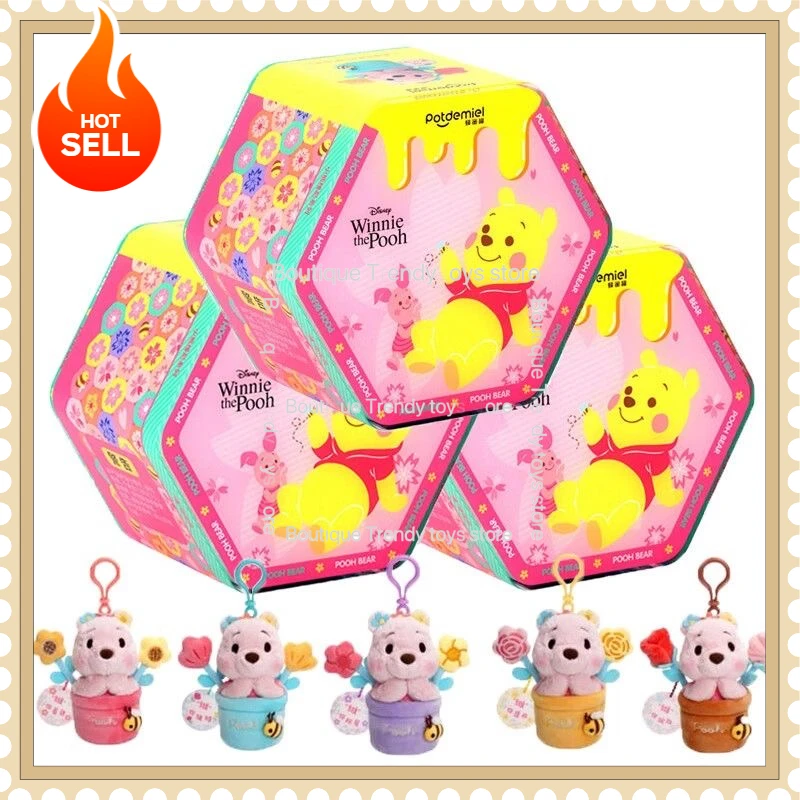 

Официальная коллекционная фигурка Disney Potdemiel «Винни-Пух: Встречи и приключения», плюшевая игрушка-подвеска, подарок на день рождения