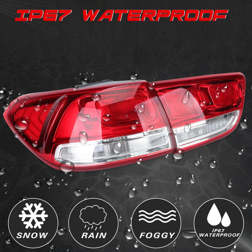 Outer Inner Side Tail Light for Kia Sorento 2016- 2018 Rear lights Low Configuration with Bulb cars accessories Taillights