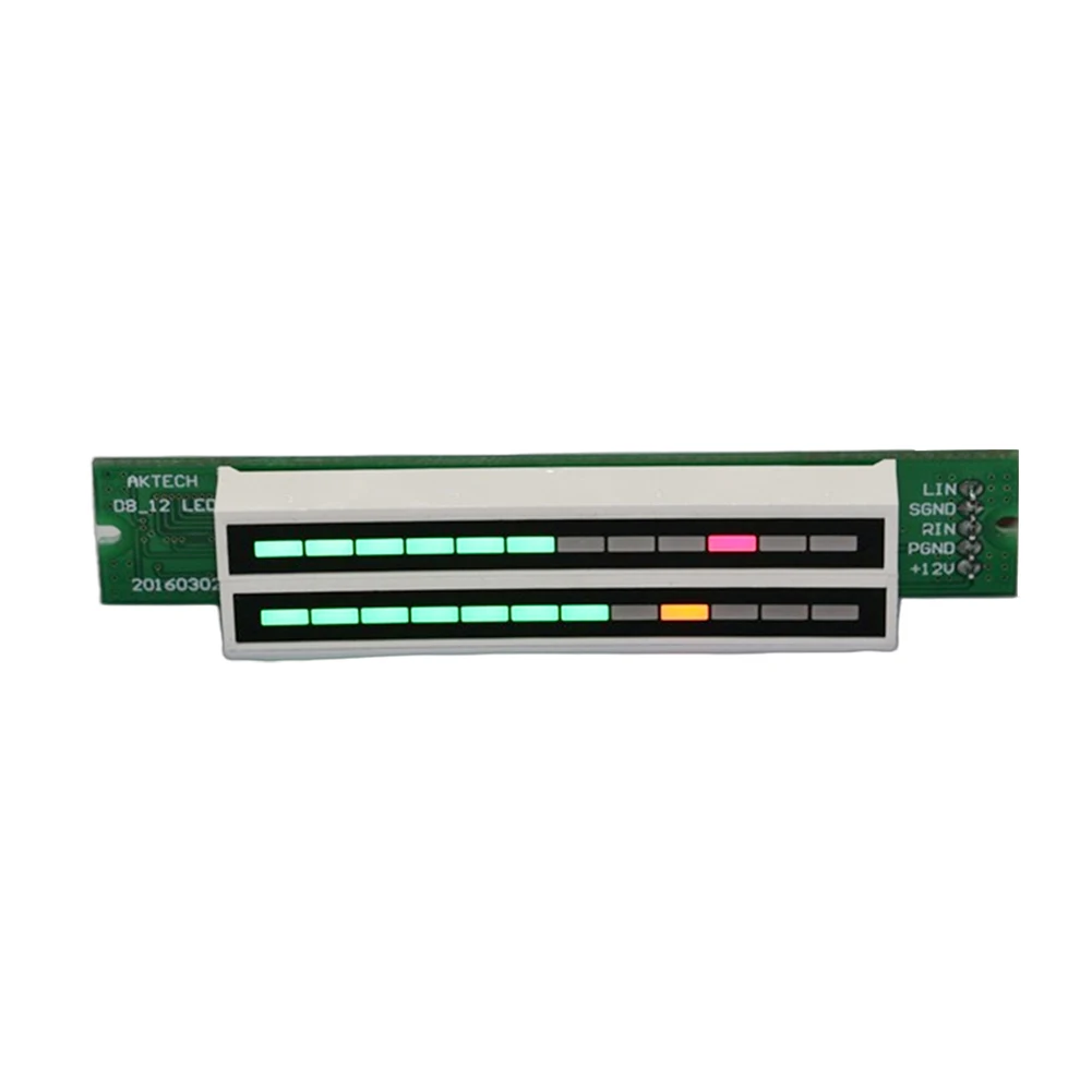 

Dual Channel 12 Bit Audio LED Indicator Light Adjustable Light Speed Level Indicator LED Light Bar DIY Electronic Kits