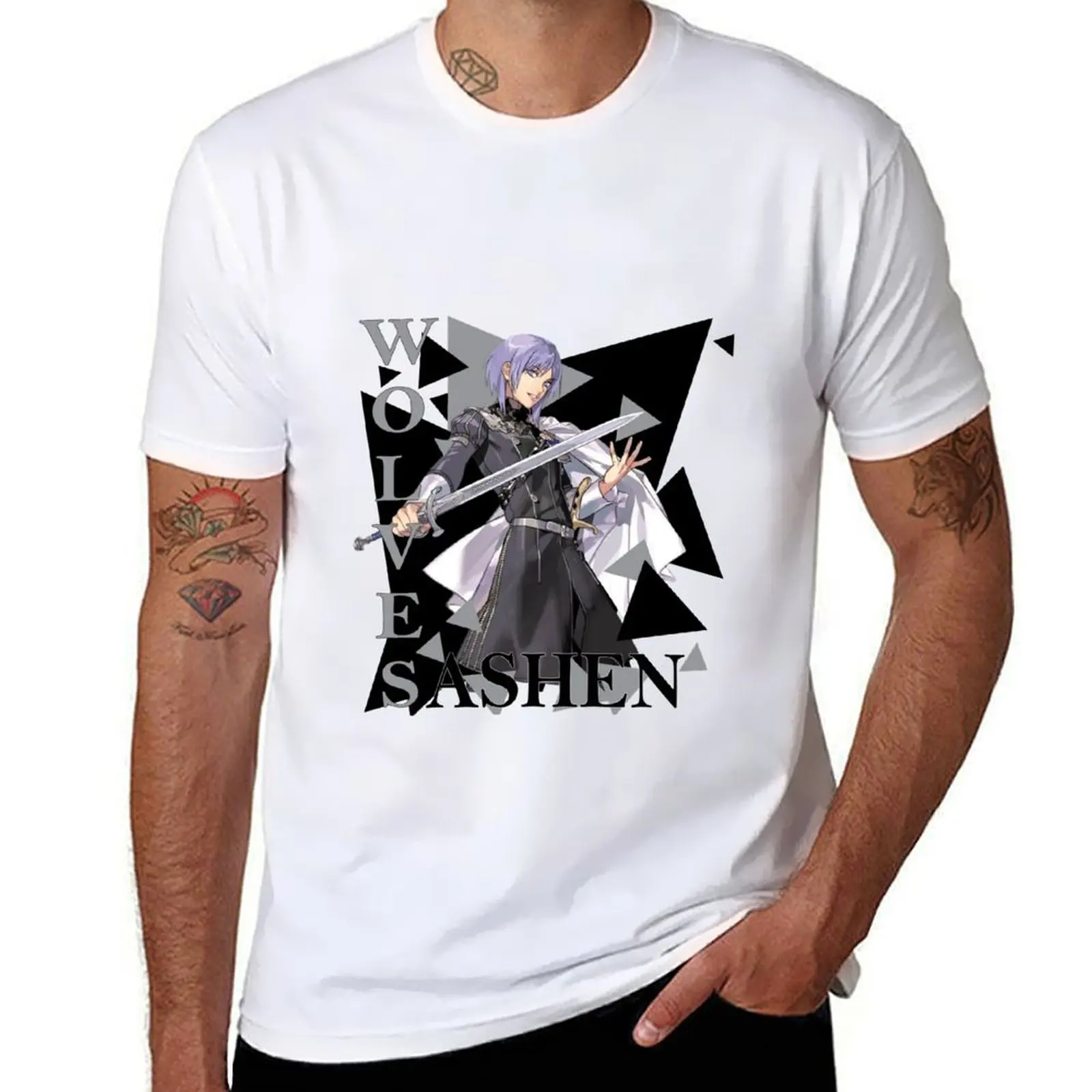 

Emblem Yuri t Version) T-Shirt Fire Houses shirt t graphic Ashen man essential shirt shirt t luxury man Wolves - Three - (Normal