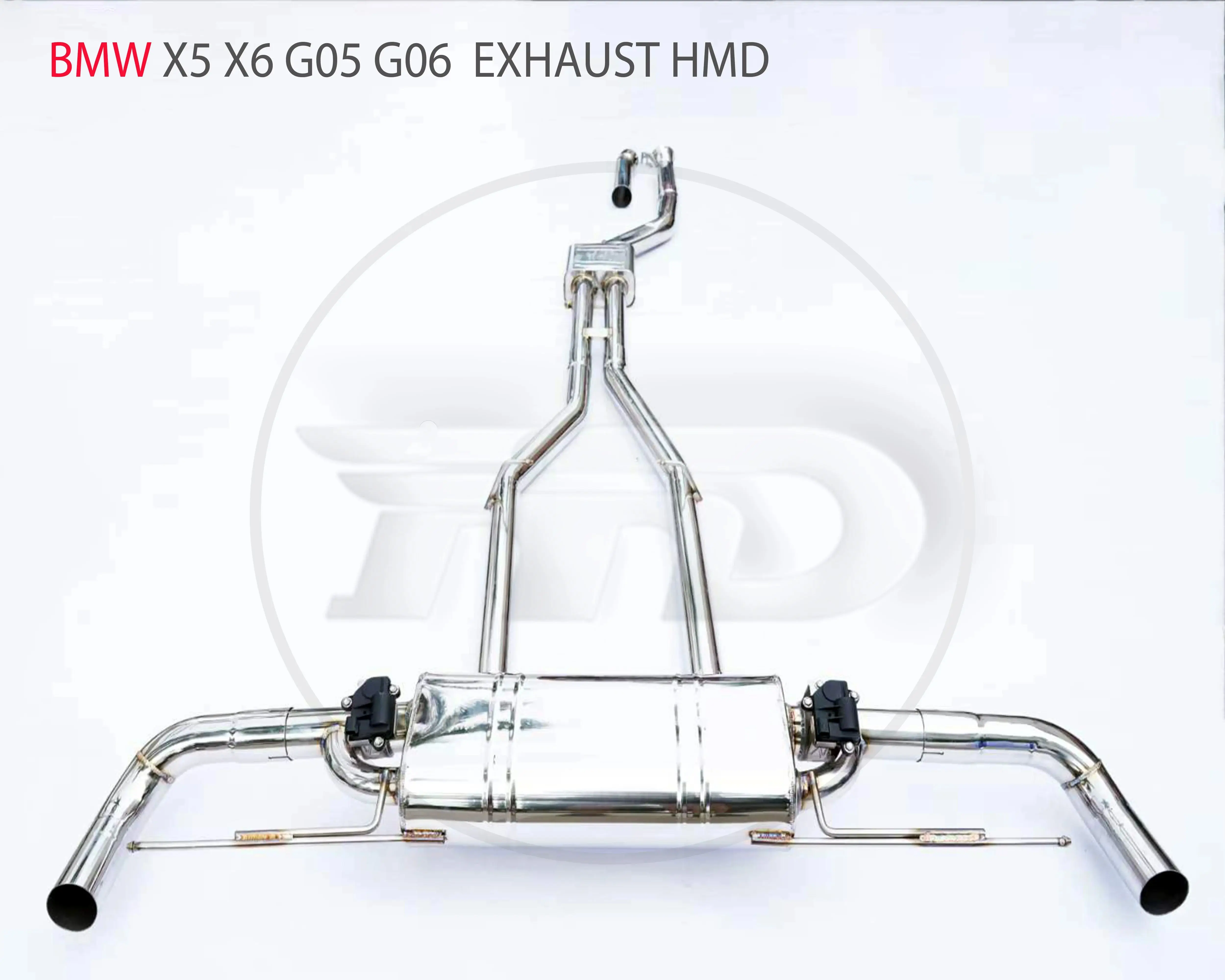 

HMD Stainless Steel Exhaust Systems Is Suitable For BMW X5 X6 G05 G06 Car Modified Electronic Valve Muffler Accessories