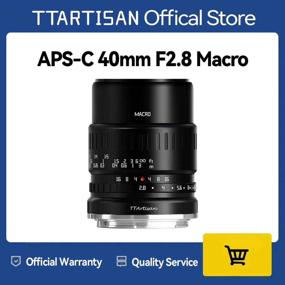 TTArtisan 40mm F2.8 マクロレンズ ソニーEマウント A6600 富士
