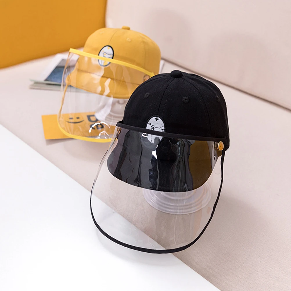 

Kids Peaked Baseball Hat Durable Detachable Face Cover Protective Sun Protection Outdoor Headwear for 5-15 Months