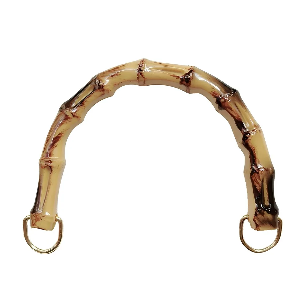 

DIY Handmade Detachable Bamboo Purse Handles With Buckle 15.5CM Handbag Band Handle Bamboo Bag Handles Gift Box