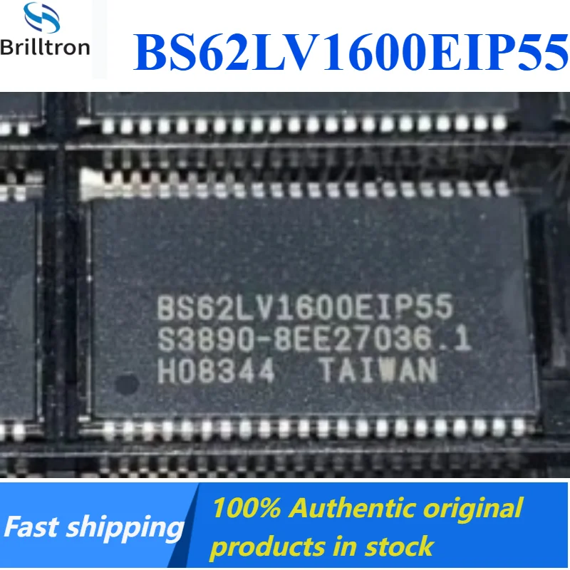 5-20PCS New BS62LV1600EIP55 BS62LV1600ECP55 TSOP44 Memory IC Chip Brand New Original in Stock , Fast Shipping.