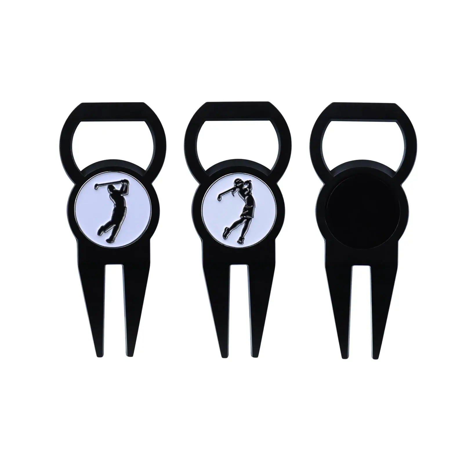 

Versatile Golf Divot Repair Tool for Green Maintenance and Prong Care