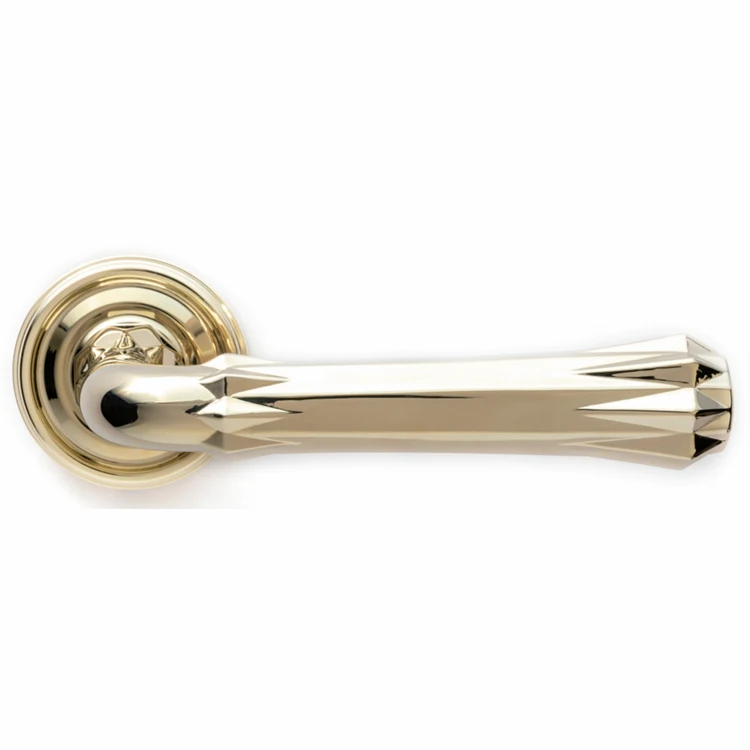 

Antique Brass Interior Door Handles, Mortise Lock Set Door Handle Fancy With Keys Both Side