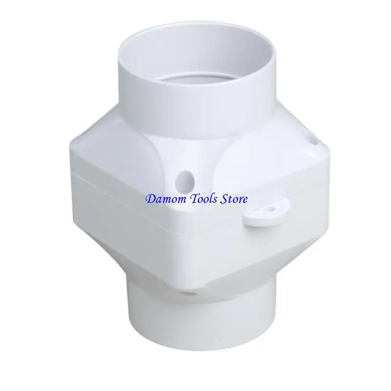 57BE Strong 75mm PVC Fan Pipeline Fan Fan Fan Fan For Kitchen and Bathroom and Factory Use